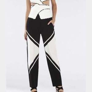 BCBG Colorblock Boyfriend Trouser